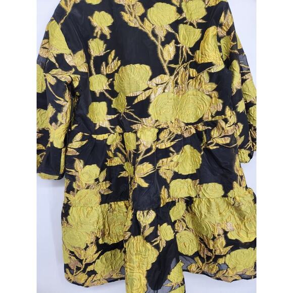 NWT Maeve The Bettina Tiered Shirt Mini Dress Sz LP Jacquard Edition #9H502 - Picture 8 of 12